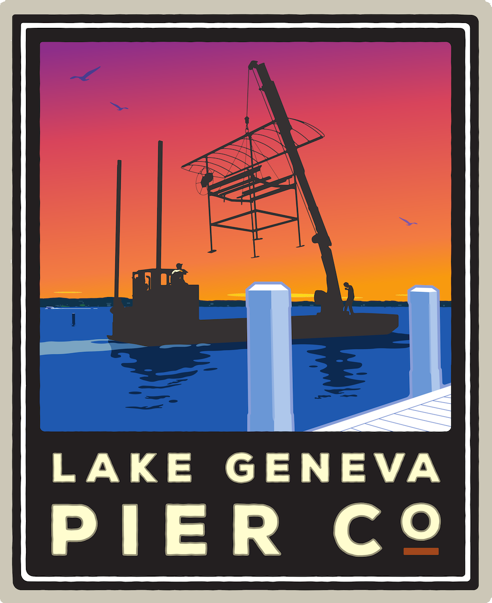 Lake Geneva Pier Logo